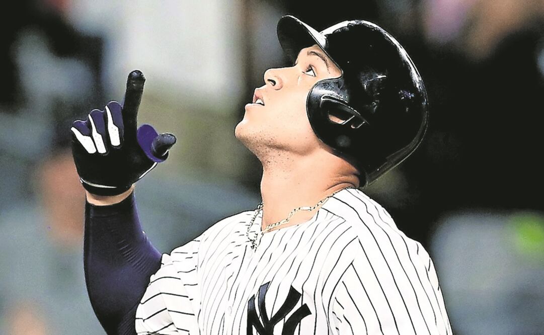 Es el novato de Yankees con más jonrones en una campaña. (MIKE STOBE. AFP)