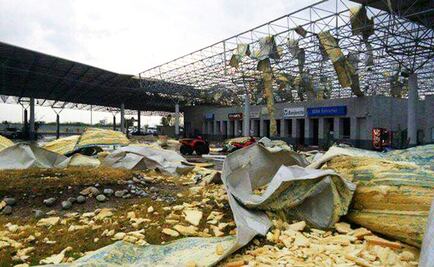 Tromba dejó sin luz a 506 familias en Tamaulipas