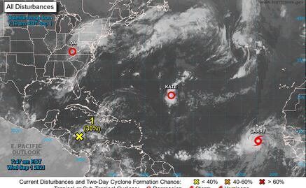 Prevén que tormenta tropical “Larry” sea huracán el jueves o viernes en el Atlántico