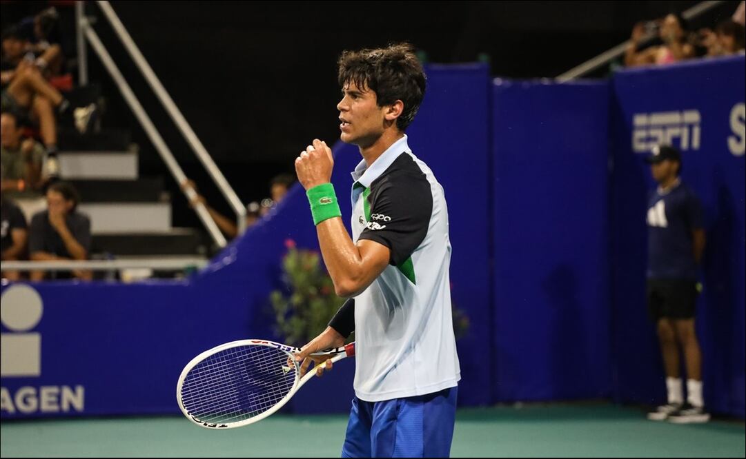 Rodrigo Pacheco sobre su duelo contra Casper Ruud; “Es un gran honor y voy a intentar dar la sorpresa” - Foto: Esteban Torreblanca / EL UNIVERSAL