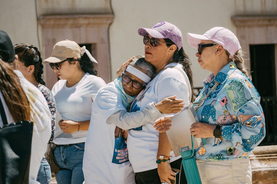 Colocan memorial de personas desaparecidas en Zacatecas. FOTO: DIANA VALDEZ
