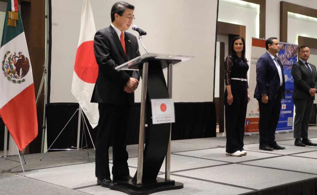 Katsumi Itagaki, consul general de Japón en León, quien en un foro de Coparmex dijo que les inquieta el problema de la falta de agua por la sequía y la necesidad de contar con mayor suministro de energía. Foto: Facebook Consulado General del Japón en León