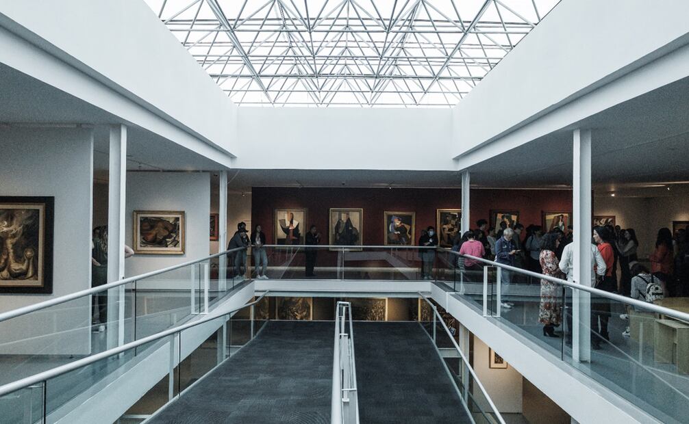 Conmemoración al 50 aniversario del Museo Carrillo Gil con un recorrido de exposiciones como una colección de Siqueiros y Carrillo Gil con la compañía de Tatiana Cuevas,Gabriela Saenz Carrillo y Lucina Jiménez. Foto: Yaretzy M. Osnaya /EL UNIVERSAL.