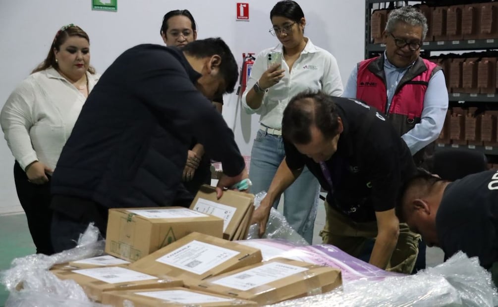 Además de las boletas electorales, también se recibieron actas de la jornada electoral, clasificación y conteo, y constancia de clausura de casilla. | Foto: Especial.