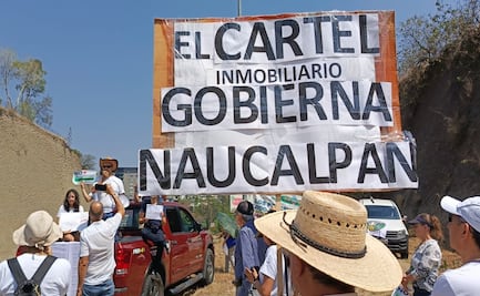 "Veda Inmobiliaria": Habitantes de diversos municipios de Edomex protestan contra construcciones masivas