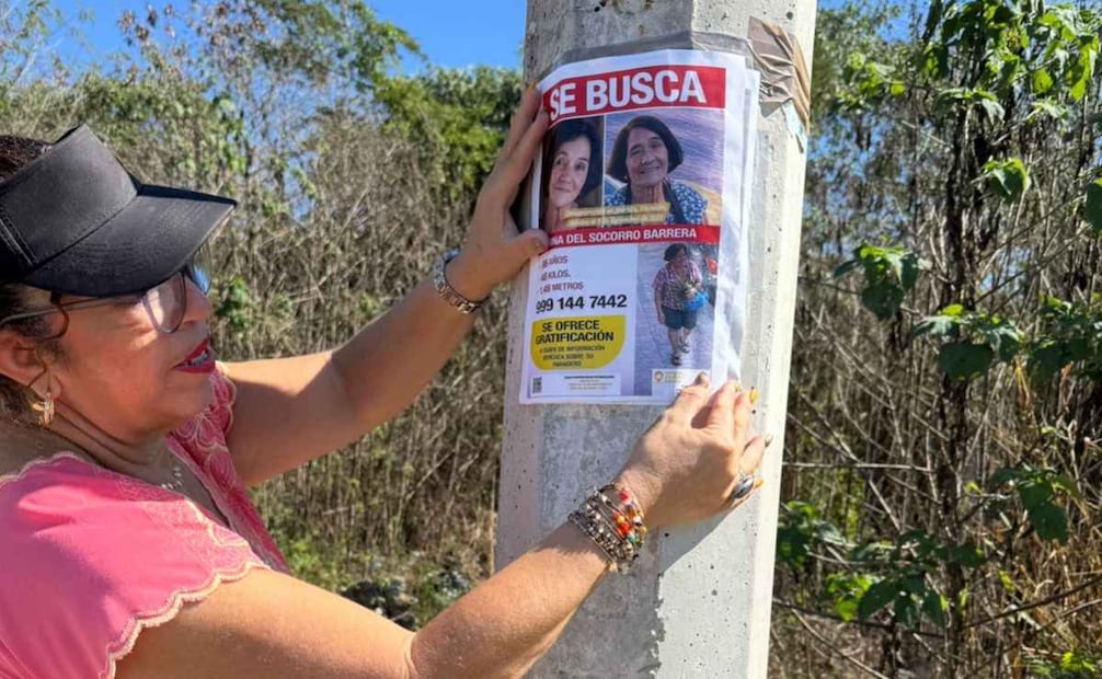 Intensifican búsqueda de adulta mayor desaparecida en Yucatán (28/12/2025). Foto: Especial