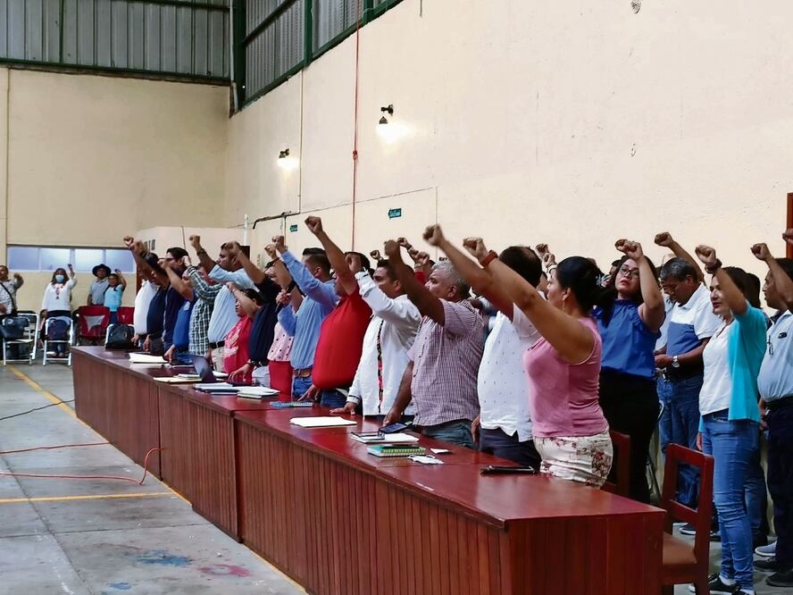 La Sección 22 del SNTE busca presionar a legisladores para que deroguen reforma educativa de 2015. Foto: Mario Arturo Martínez / EL UNIVERSAL