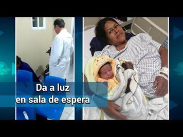 Mujer da a luz en pasillo de hospital en Michoacán