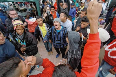 Insistirán migrantes en obtener asilo en EU