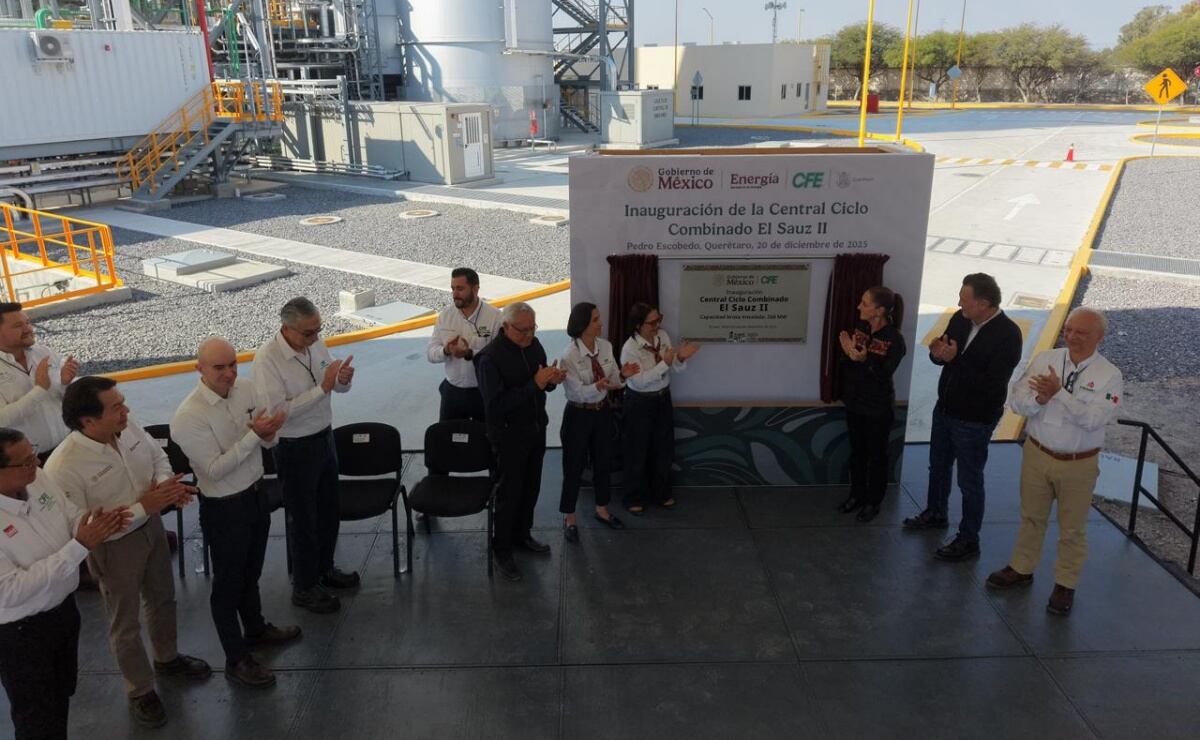 Sheinbaum inaugura nueva central eléctrica en Querétaro; "yo quiero mucho a  CFE", dice | El Universal