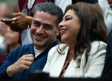 Captan a Clara Brugada y García Harfuch riendo durante evento por la unidad de Morena en Iztacalco