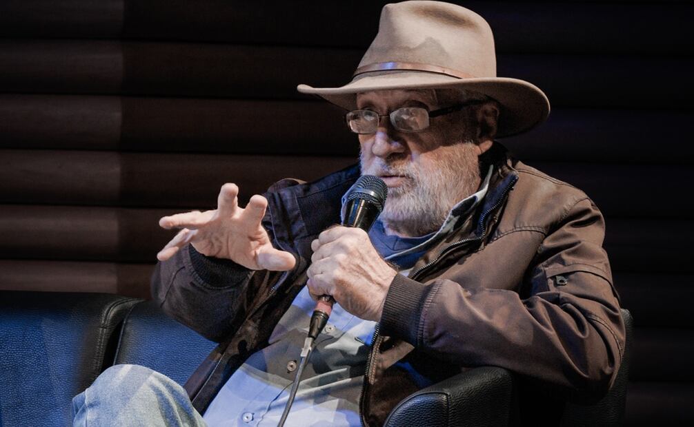 Conversatorio de Violencia y Cultura en México y Occidente, donde el activista y poeta Javier Sicilia, Sergio Raúl Arroyo, Adriana Malvido y Paola Zavala participan en el Museo Universitario Arte Contemporáneo. Foto: Yaretzy M. Osnaya EL UNIVERSAL