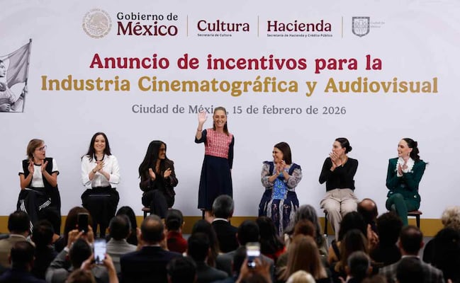 Sheinbaum anuncia incentivo fiscal de 30% al ISR para cine mexicano; estímulo apoyará largometrajes y series