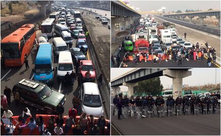 Pobladores mantienen bloqueo total en la México-Puebla