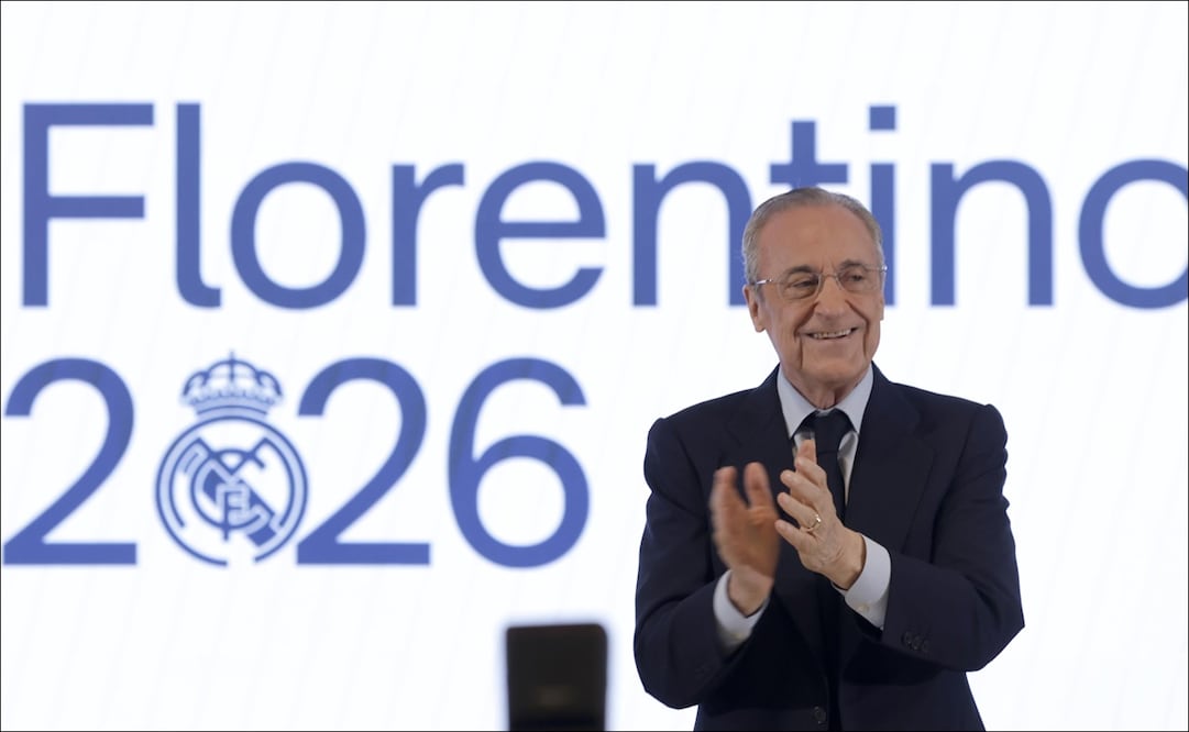 Florentino Pérez fue reelegido como presidente del Real Madrid al superar a Enrique Riquelme en las votaciones / FOTO: EFE