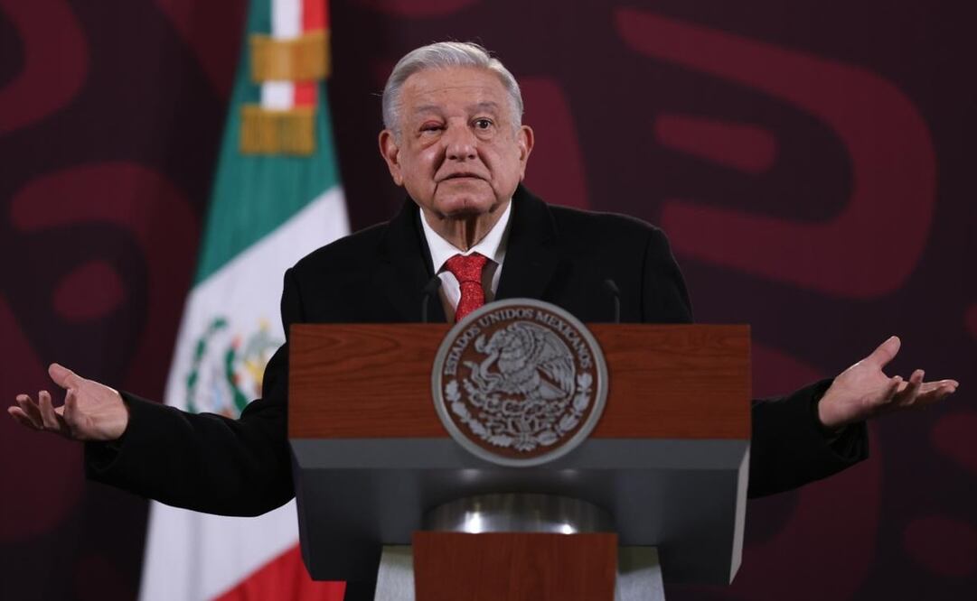 La Mañanera de AMLO, 12 de febrero. Foto: Diego Simón Sánchez / EL UNIVERSAL