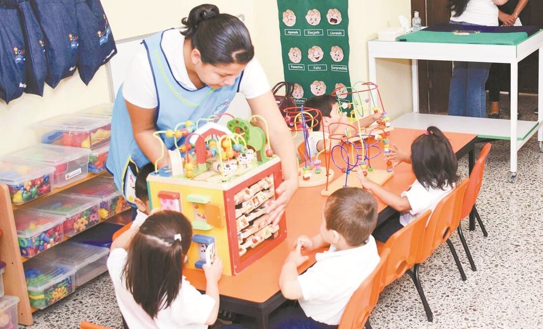 De las mil 323 guarderías adscritas al IMSS, sólo un millón 960 mil niñas y niños es el total de hijos de derechohabientes que pueden solicitar la prestación de guardería, aseguró la Concanaco. Foto: Archivo/El Universal