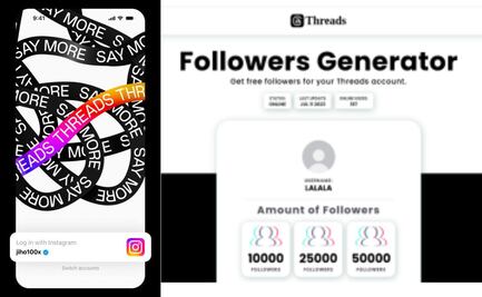 ¡Cuidado! Enlaces sospechosos y estafas en línea llegan a Threads