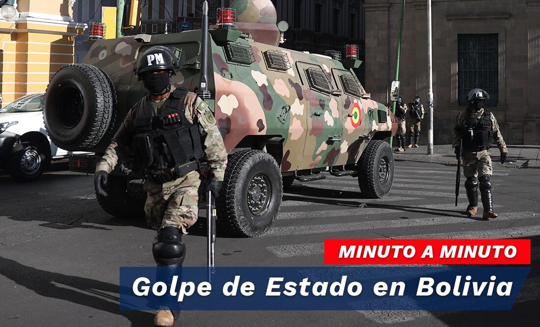 Intento Golpe de Estado Bolivia. Foto: Especial/El Universal