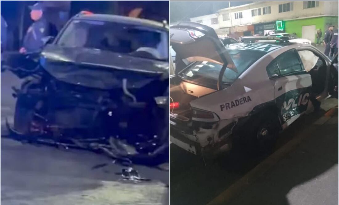 El vehículo fue reportado como probablemente robado en el Estado de México. Foto: Especial