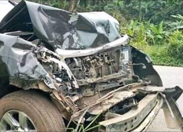 Samuel Eto'o sufrió aparatoso choque