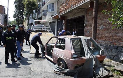 Retiran 900 autos chatarra de calles de Tlalpan