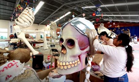 FOTOS: Valle de Catrinas, la muerte paseará en Atlixco el Día de Muertos