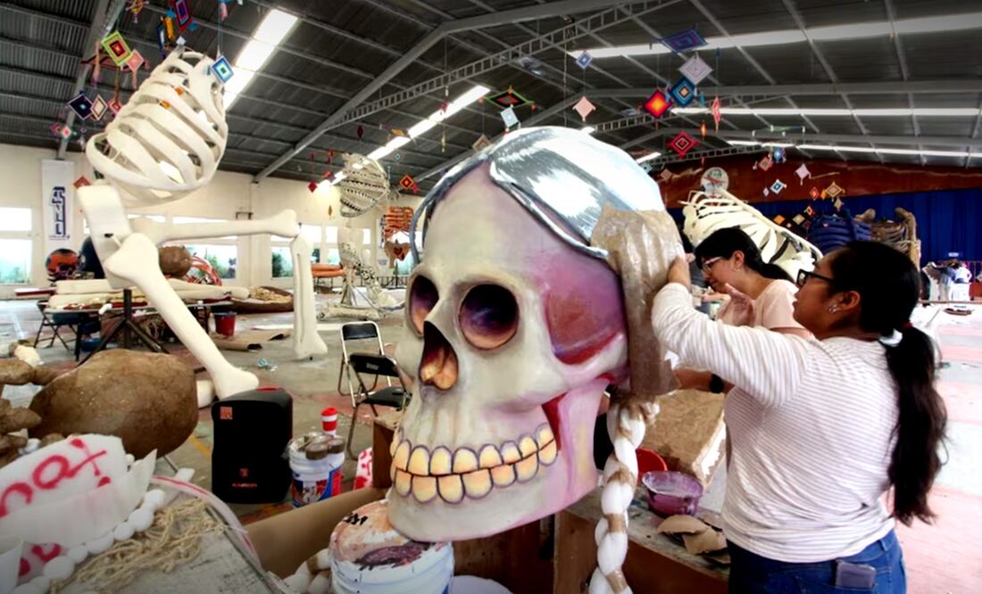 Valle de catrinas en Atlixco, Puebla. Foto: Omar Contreras/EL UNIVERSAL