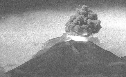 Alertan por caída de ceniza del volcán Popocatépetl