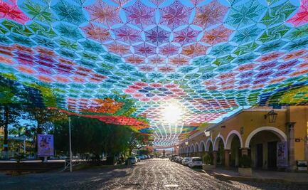 Etzatlán, en Jalisco, tiene el cielo tejido más grande del mundo