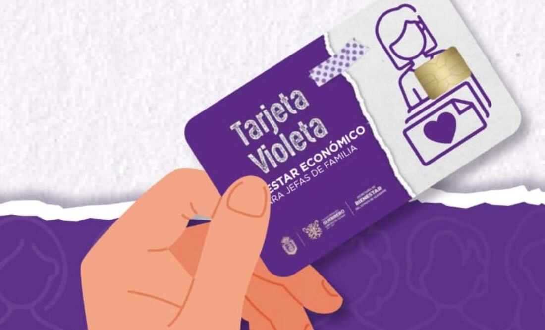 Tarjeta Violeta en Guerrero es un programa benéfico para 20 mil jefas de familia guerrerenses (15/02/2025). Foto: Especial