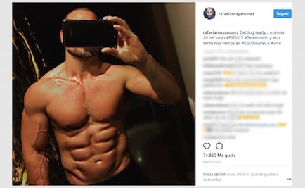 ​Rafael Amaya promueve el "Señor de los Cielos" con sexy foto