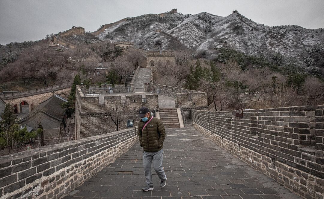 La sección de la Gran Muralla data de la dinastía Ming de los siglos XIV al XVII. Foto: EFE