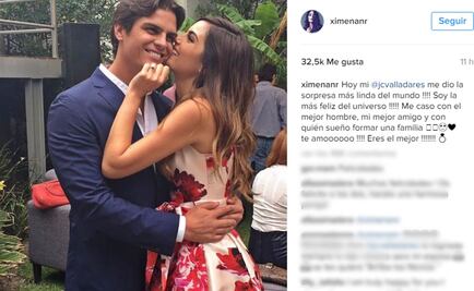 Ximena Navarrete está comprometida