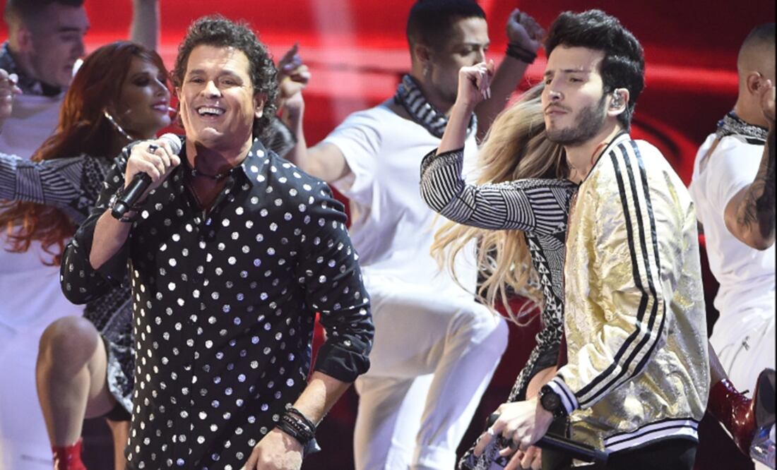 Carlos Vives y Sebastián Yatra. Foto:Archivo