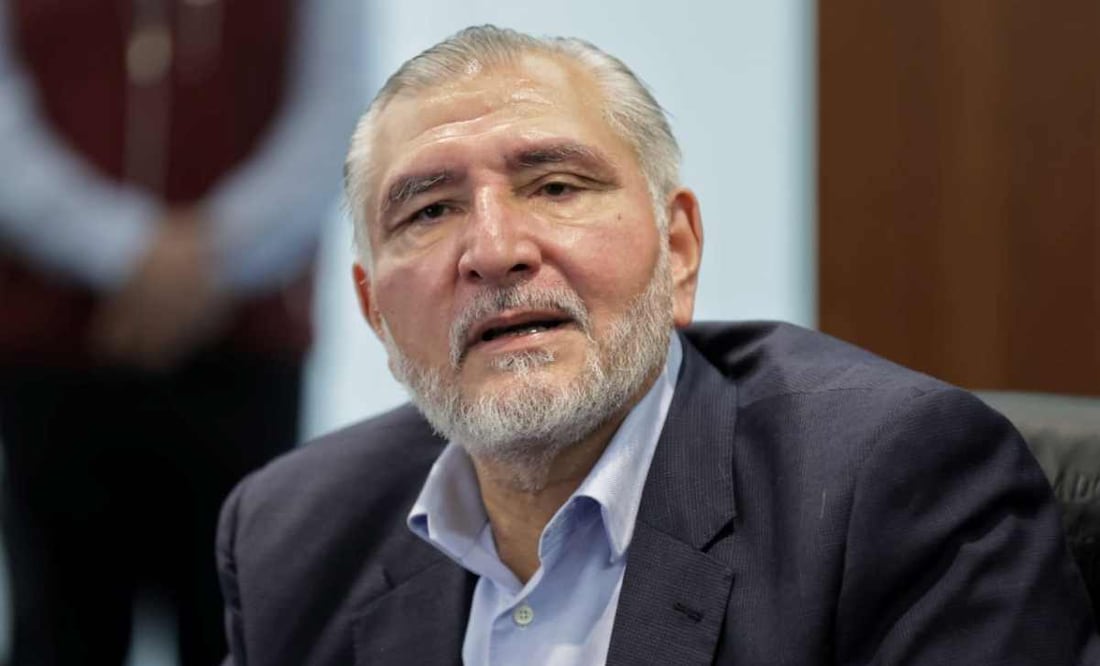 Conferencia de prensa de Adán Augusto en la Jucopo, este 29 de septiembre del 2025. Foto: Fernanda Rojas / EL UNIVERSAL