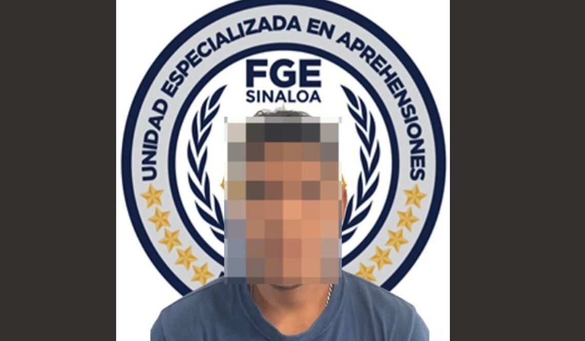 Elementos de la Unidad Especializada en Aprehensiones de la Fiscalía General de Sinaloa logró la captura de Daniel “N”, de 28 años de edad, señalado como el responsable del delito de homicidio calificado con ventaja en lugar concurrido. Foto: especial