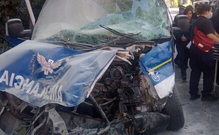 Chocan ambulancias en la colonia Roma; irían "compitiendo" por llegar primero a una emergencia
