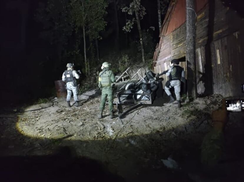 Desmantelan fuerzas federales narcolaboratorio en Morelia