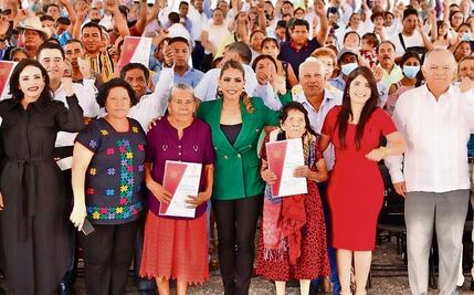 Dan seguridad y certeza jurídica a 247 familias