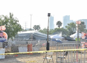 Fiscalía confirma denuncia por muerte de una persona en caída de templete en evento de MC en Nuevo León