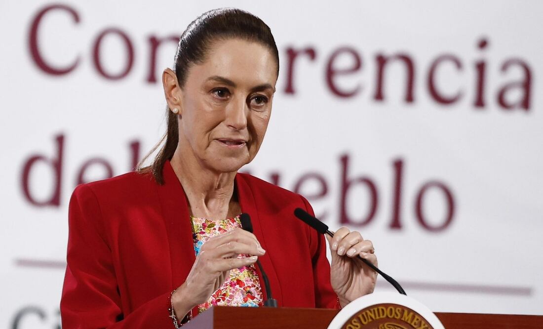 Conferencia matutina de la presidenta Claudia Sheinbaum Pardo el 27 de octubre de 2025. Foto: Berenice Fregoso/EL UNIVERSAL