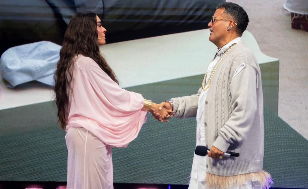 Galilea Montijo despide a Aldo Rendón en el foro de "La casa de los famosos México".