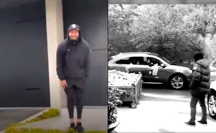 En plena nevada, aficionados felicitan a domicilio a Gignac y Nahuel Guzmán