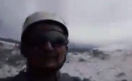 ¡Lo vuelven a hacer! Alpinista asciende al cráter del Popocatépetl y difunde video