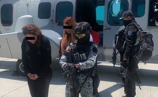 Detienen a pareja e hija de "Tío Lako", jefe regional del CJNG en Michoacán; capturan a otros siete integrantes del cártel