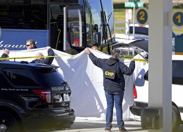 Tiroteo en autobús de California deja 1 muerto y 5 heridos
