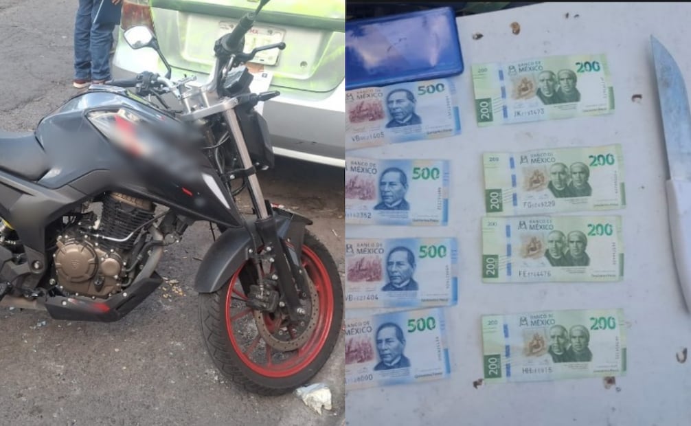 El sujeto amagaba a otro con un arma blanca, en las calles Presidente Miguel Alemán Valdez y 13 de Septiembre, de la colonia Escandón. (30/12/2025). Foto: Especial