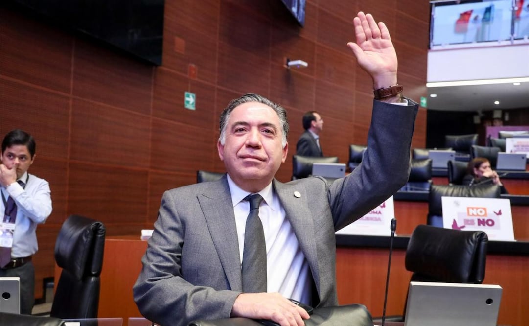 Enrique Inzunza, senador de Morena por Sinaloa. El legislador fue señalado en EU por presuntamente pactar con “Los Chapitos”. Foto: Especial