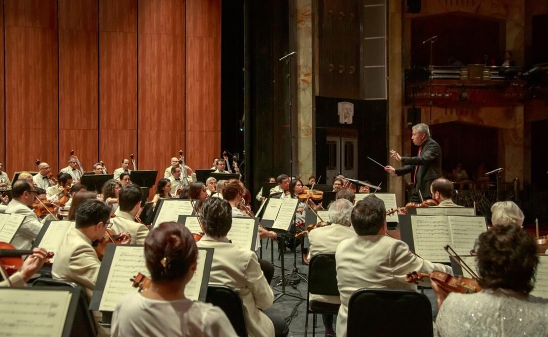 La Orquesta Sinfónica Nacional.Foto:  INBAL